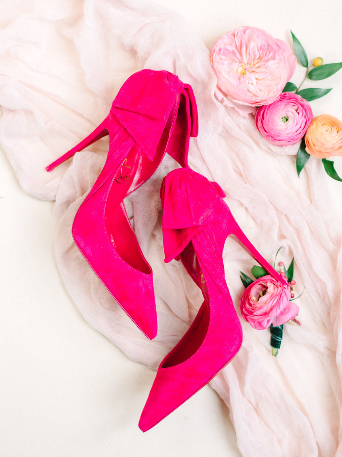 louboutin-pink-wedding-heels-kassieanaphotography.com