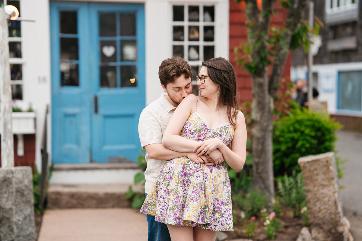 Rockport, MA summer engagement photos