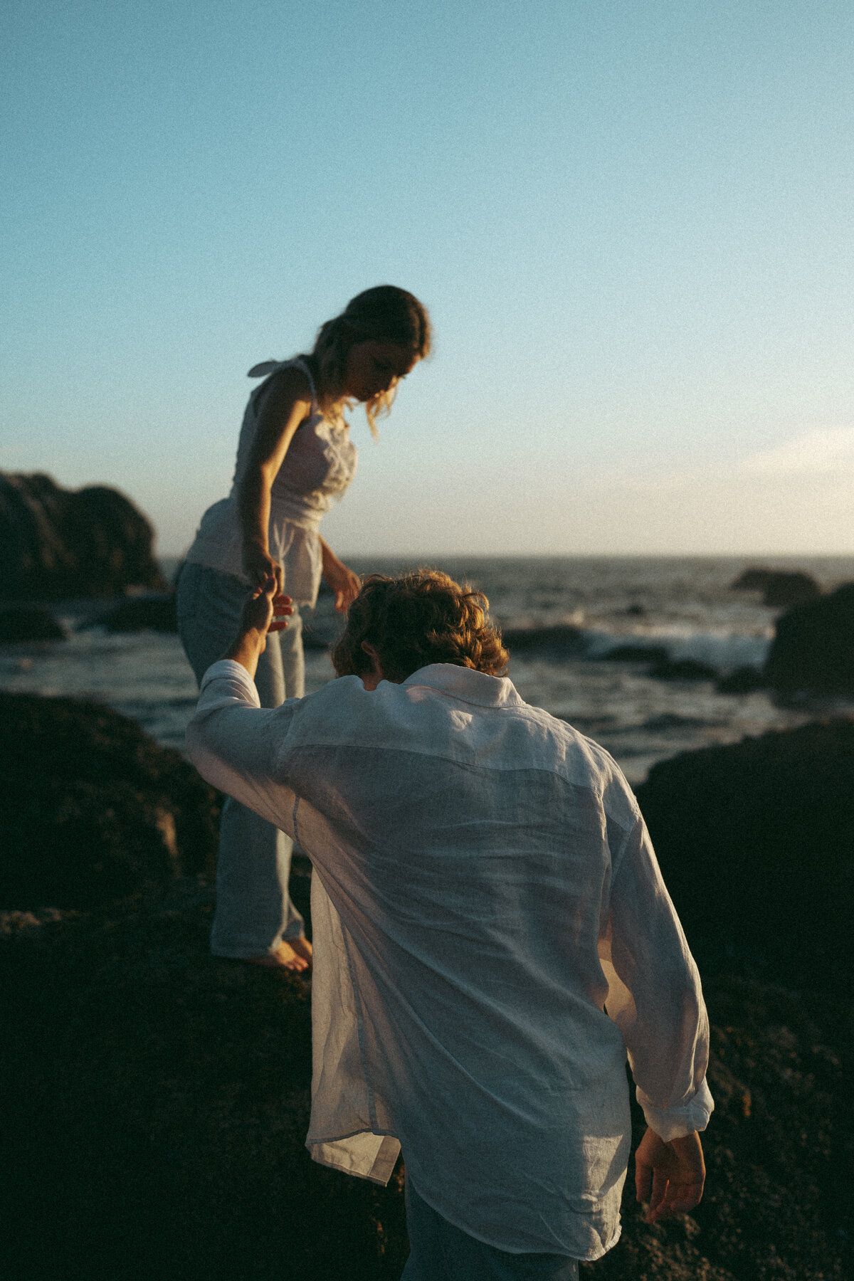 Whimsical Engagement Couples Photoshoot - Sonoma Coast, California