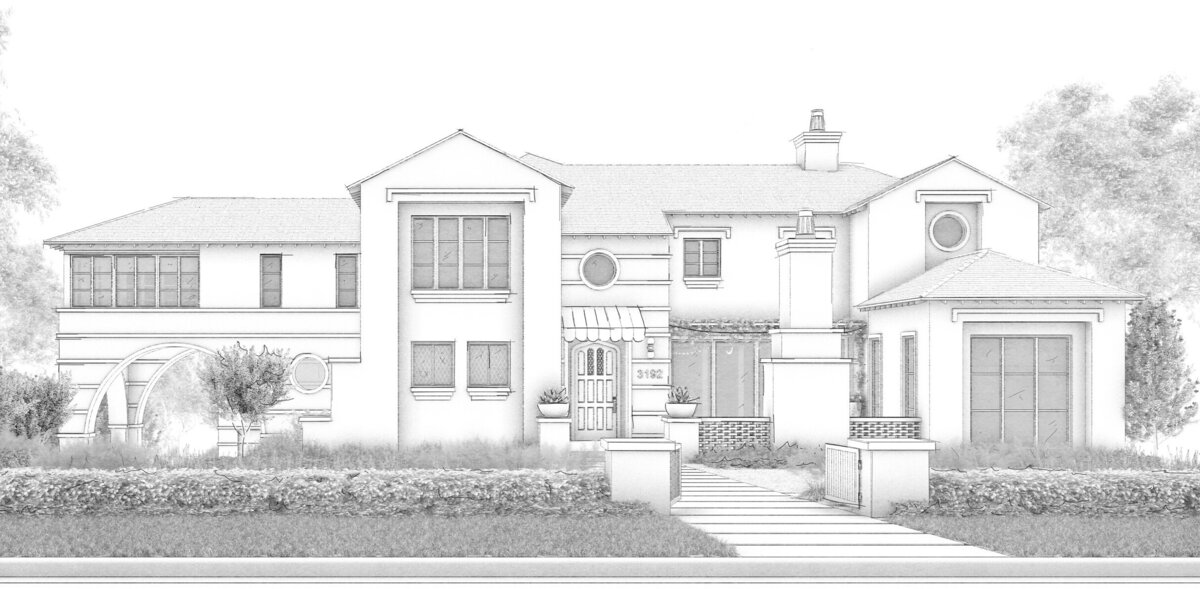 Exterior Rendering of Westcliff project