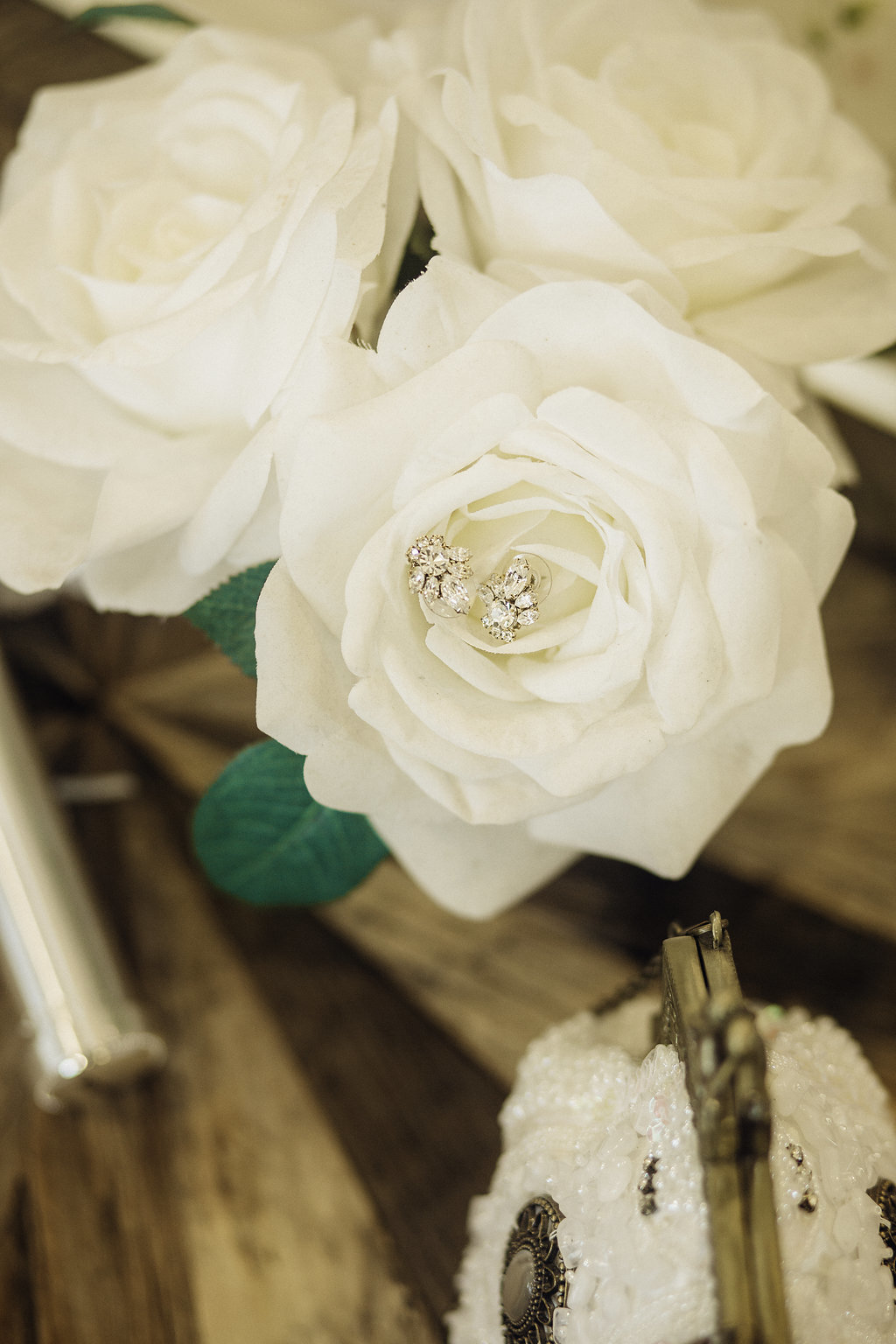 Wedding Photograph Of White Rose Los Angeles