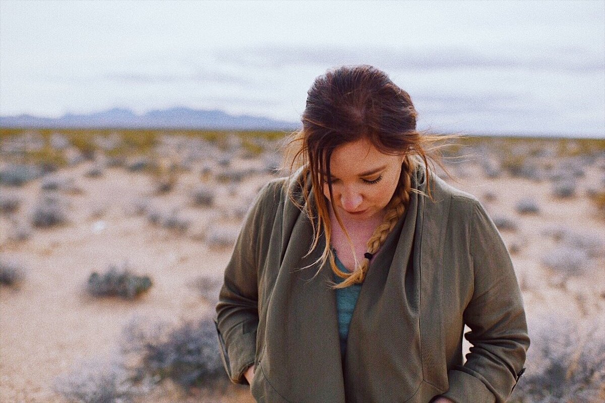photo of jaimie nicole krause who is an adventure elopement photographer in joshua tree ca