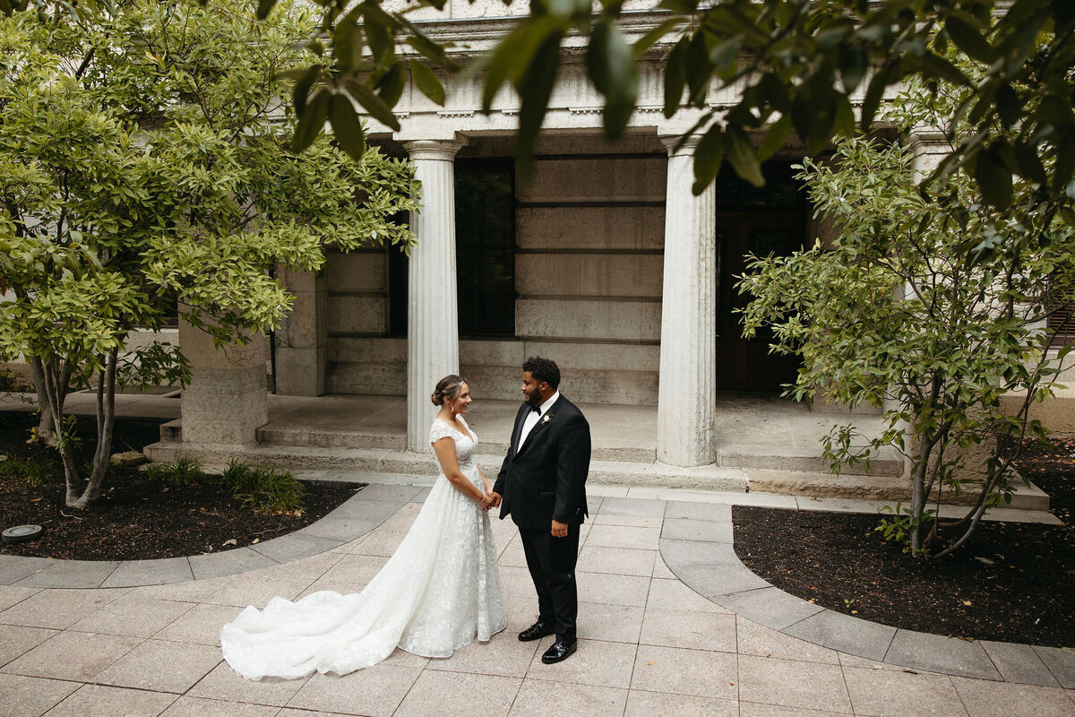 wedding first look