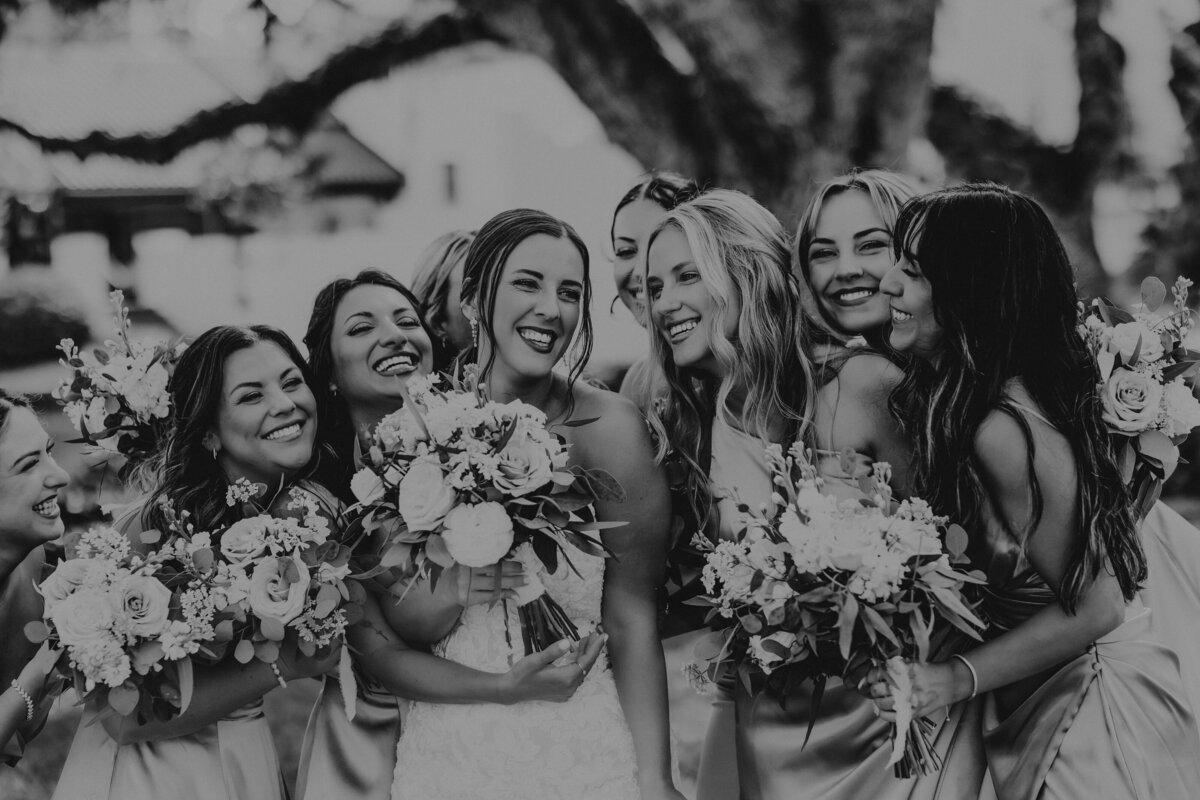 Sarasota Field Club Wedding | bridal party photo | bradenton wedding | florida wedding