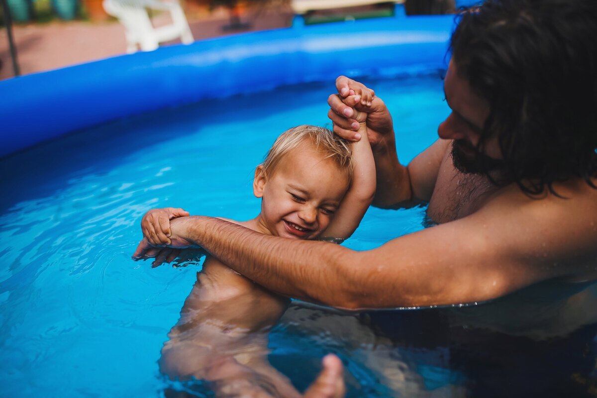 father-son-pool