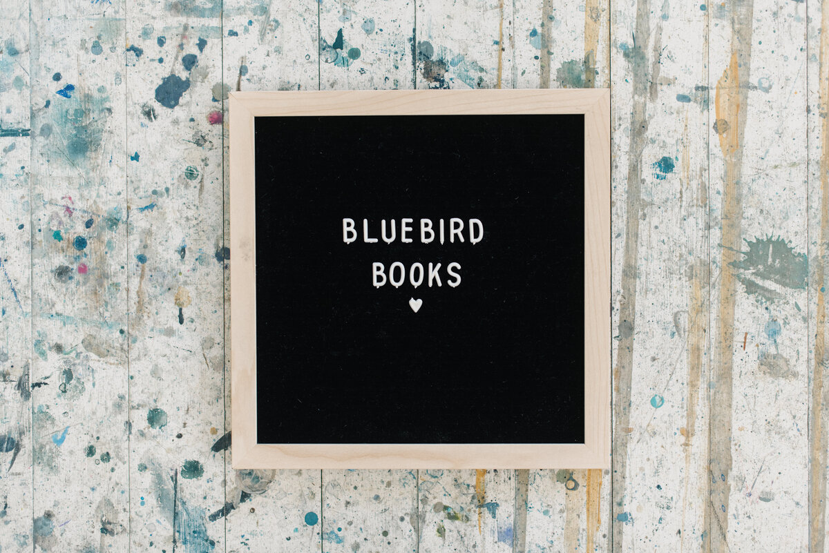 Bluebird Books Sign - Mary Catherine