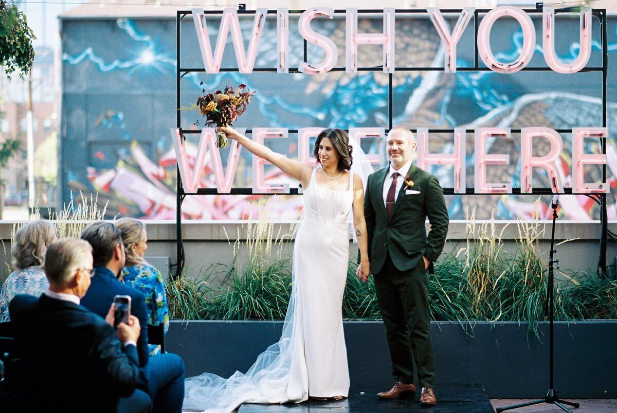 intimate denver elopement at Ramble Hotel