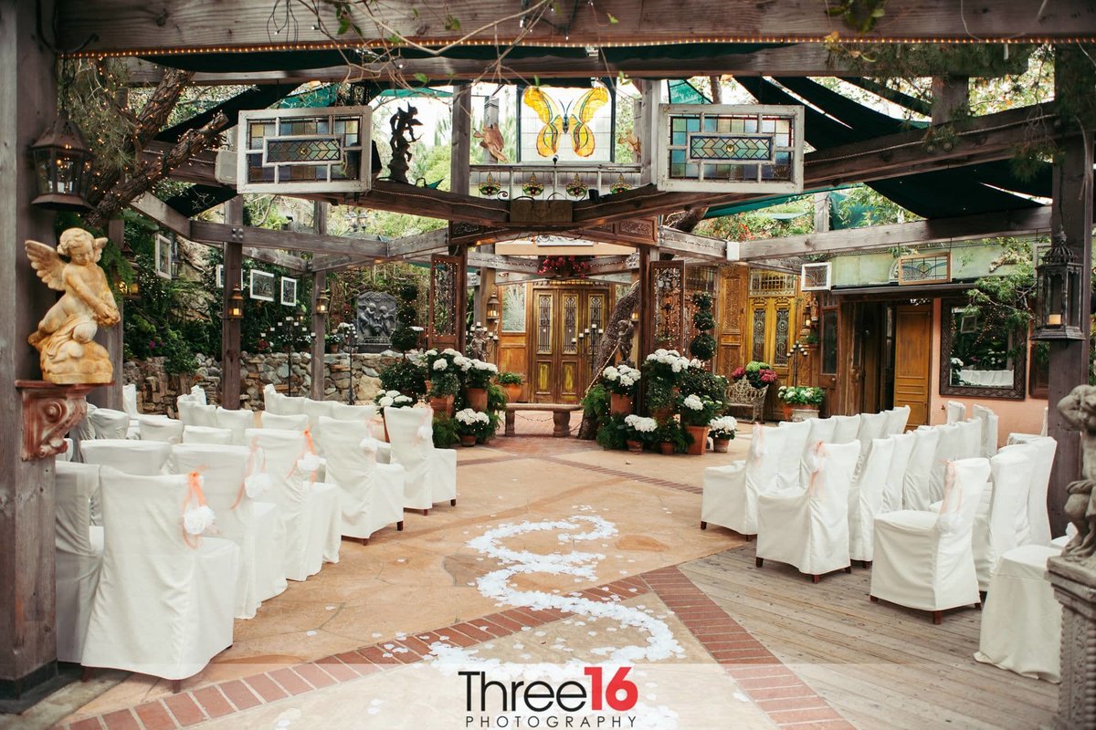 Tivoli Terrace wedding setup