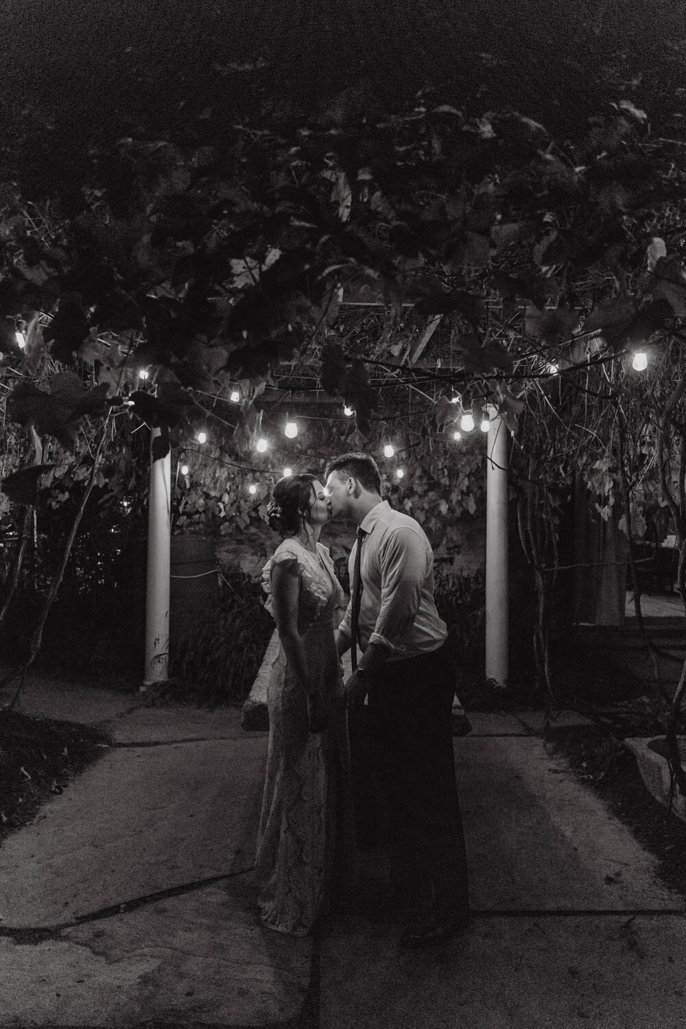 wedding photos in the greenhouse