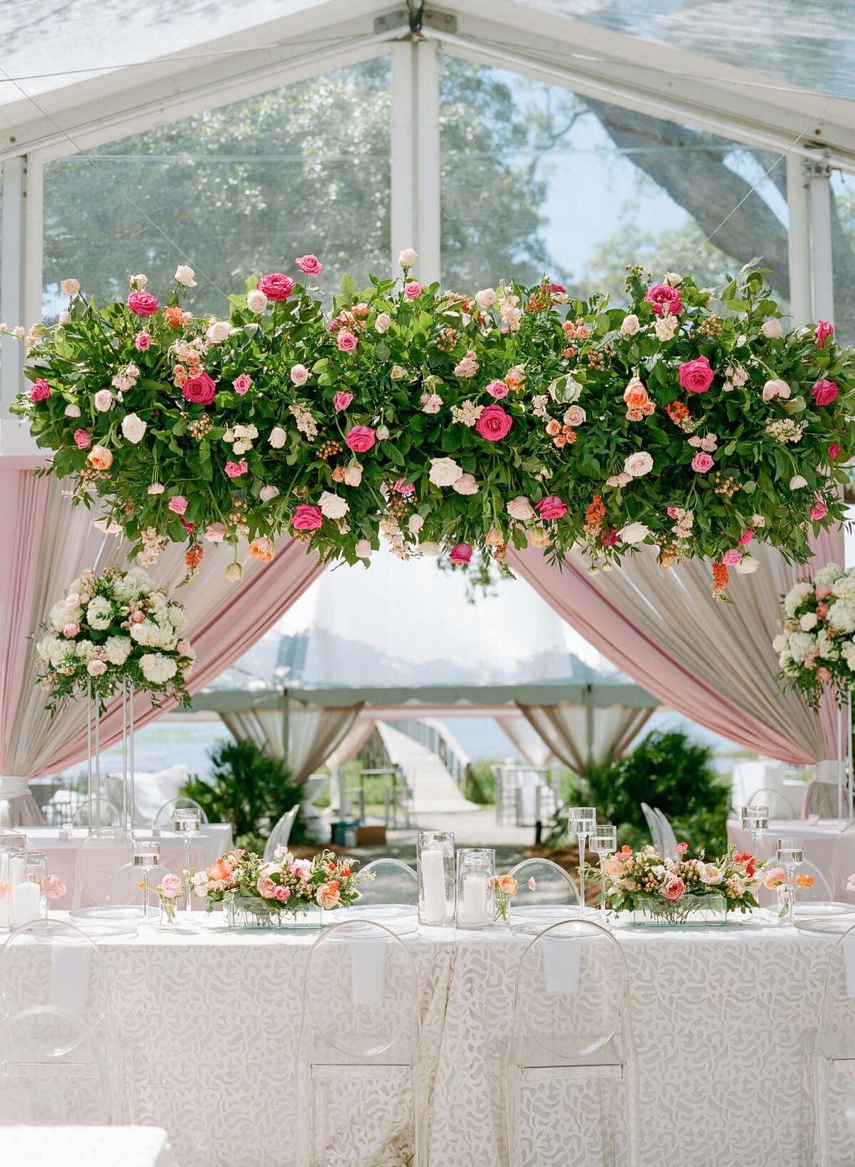 wedding reception florals