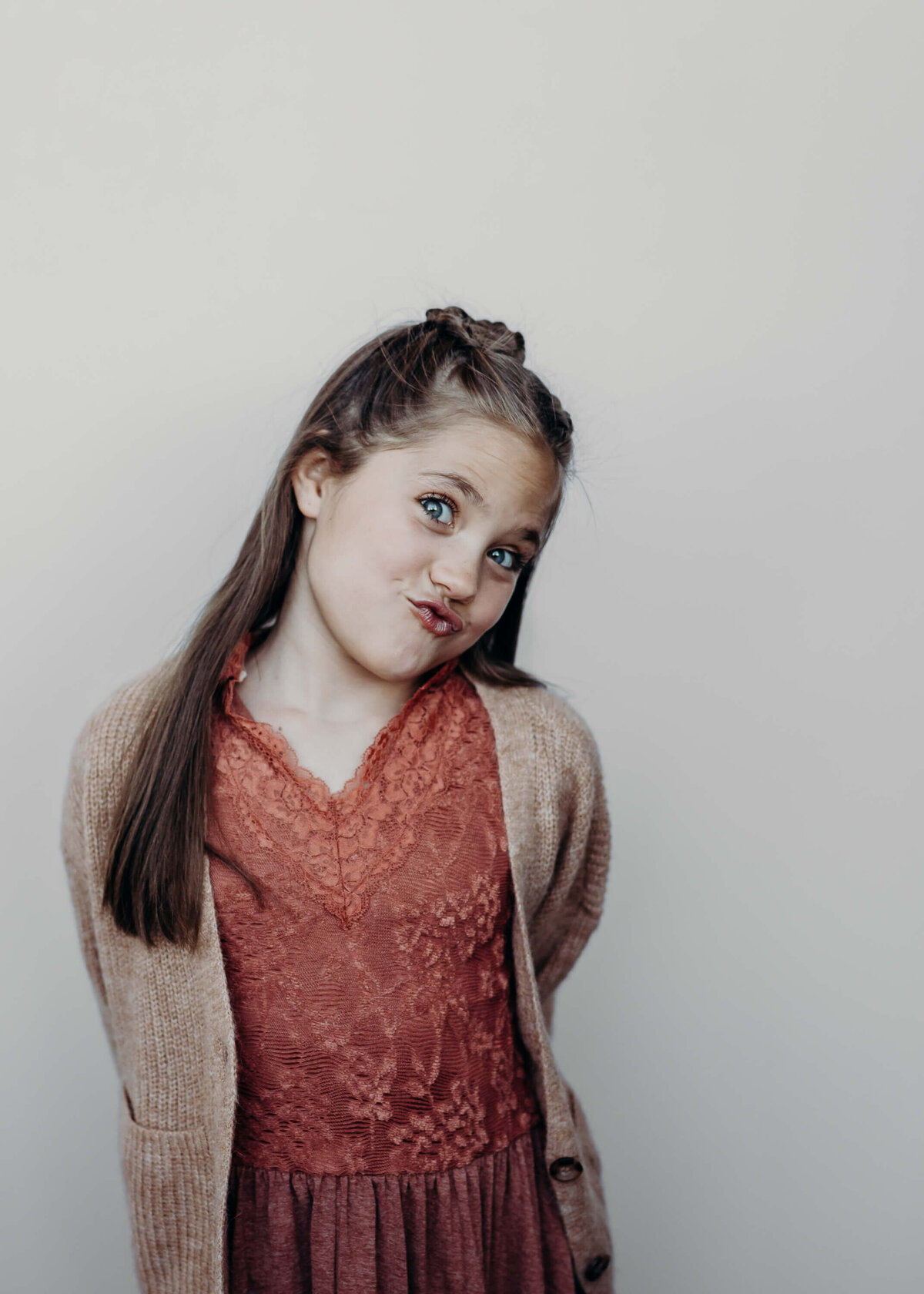 Spunky 8 year old girl gets sassy