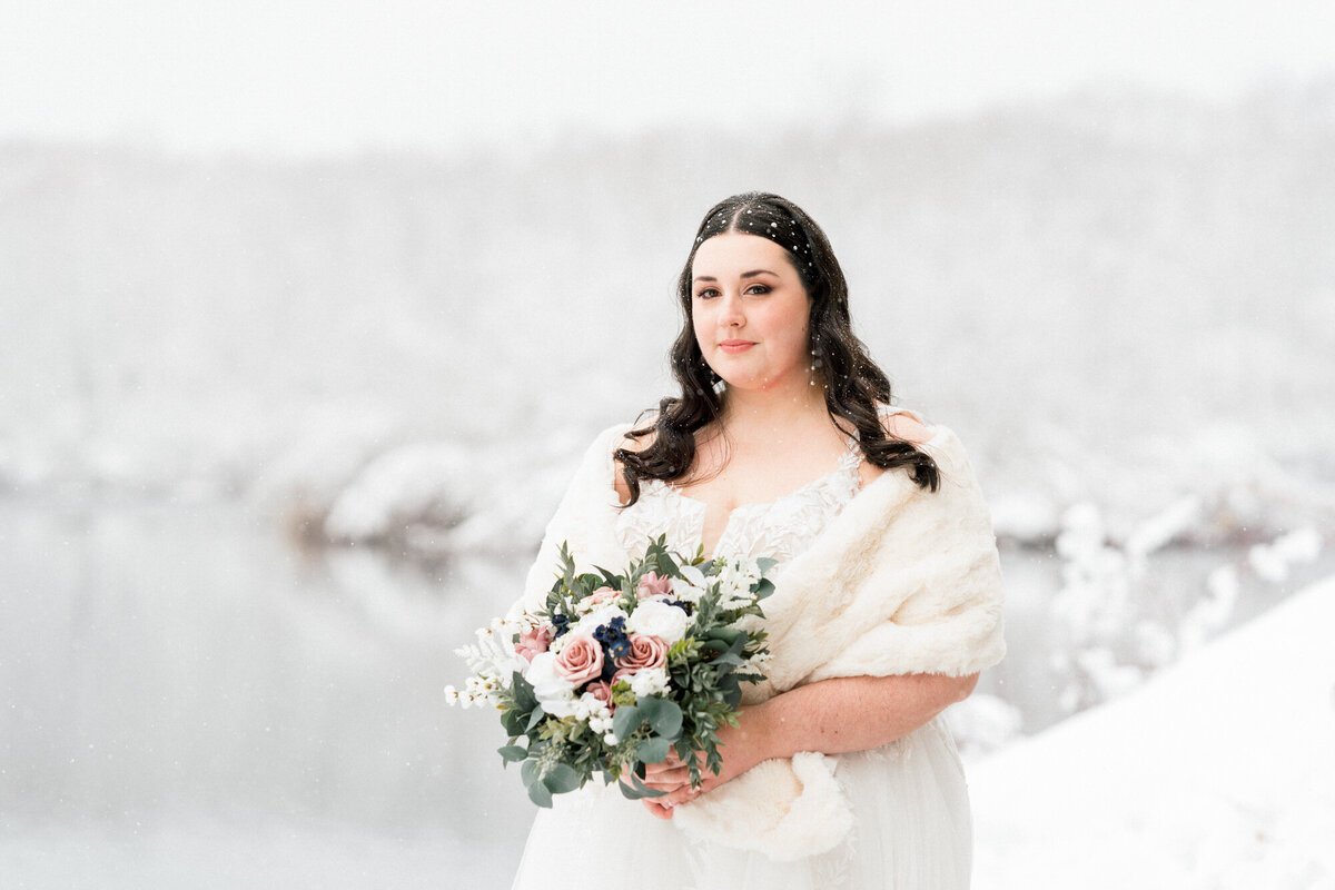 rock island lake club winter wedding - renee ash photography