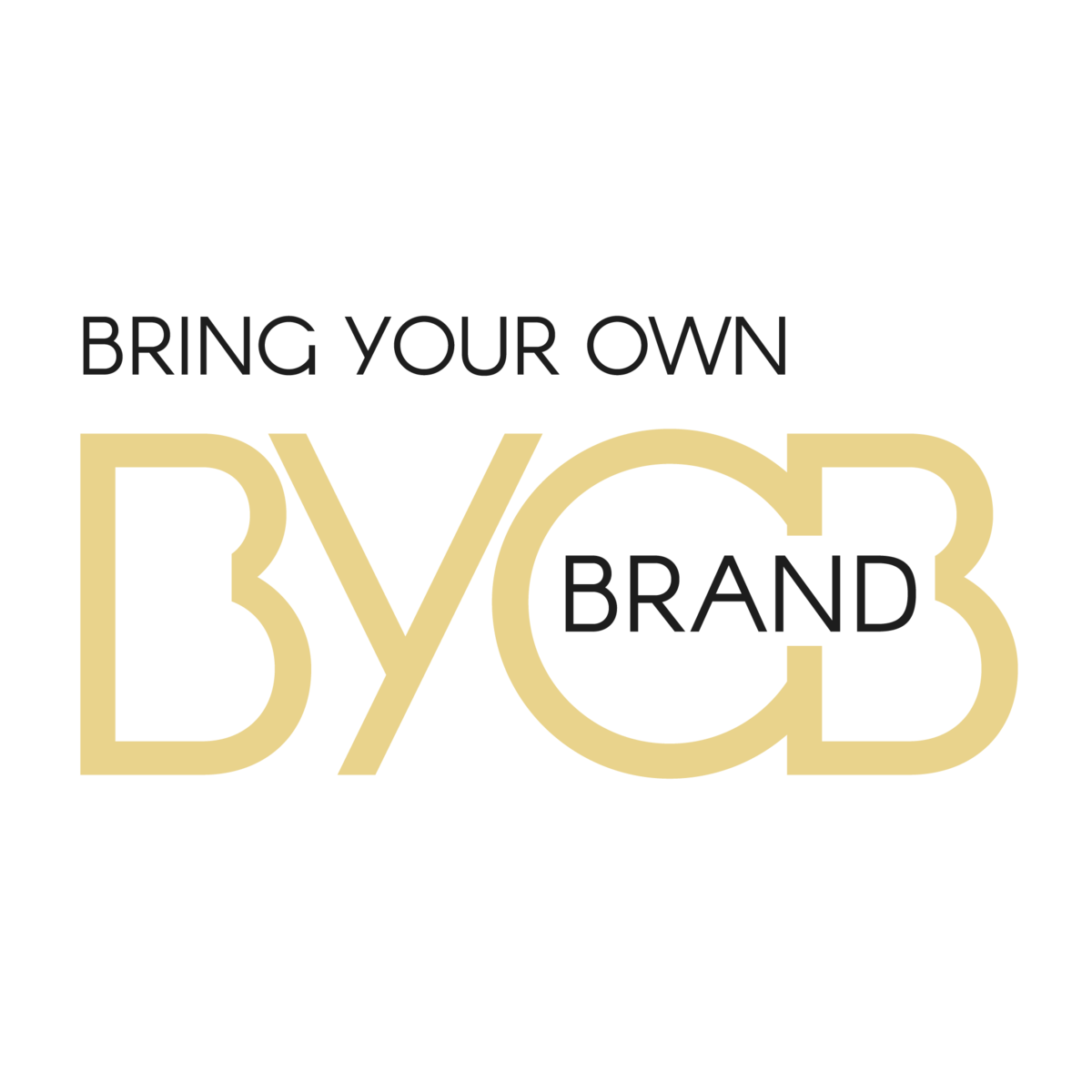 Bring Your Own Brand (BYOBrand) Podcast + Blog Logo Transparent
