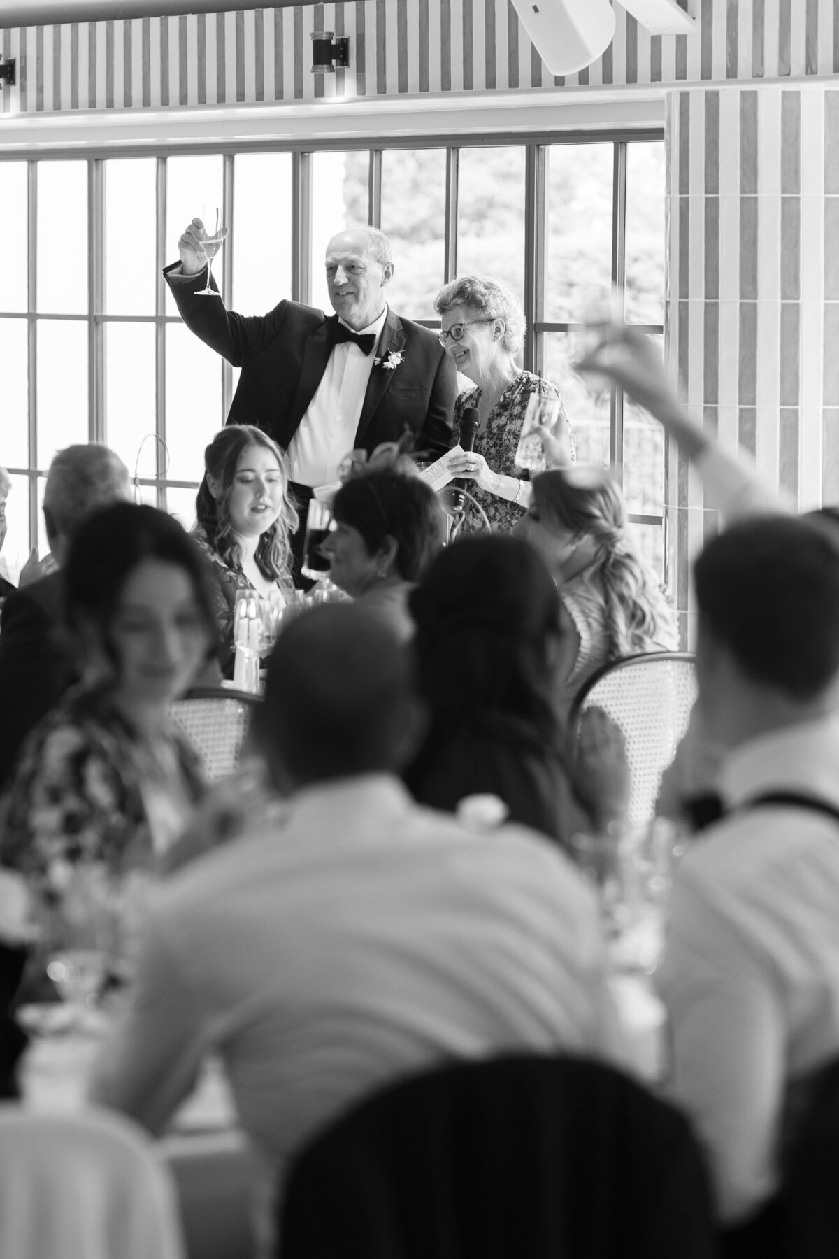 Dinner and speeches at Kin House