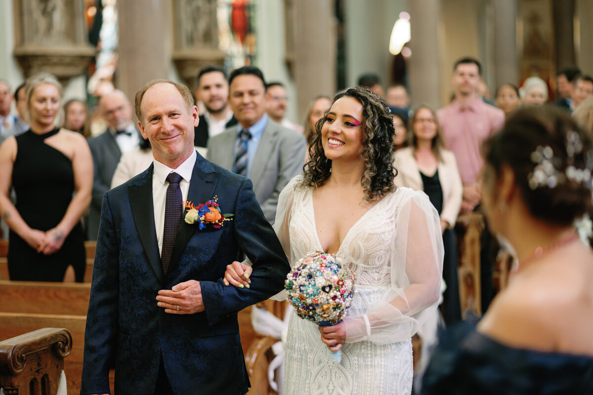 11 - Sacred Heart Catholic Church Wedding Bridal Entrance - Tampa Wedding Planner