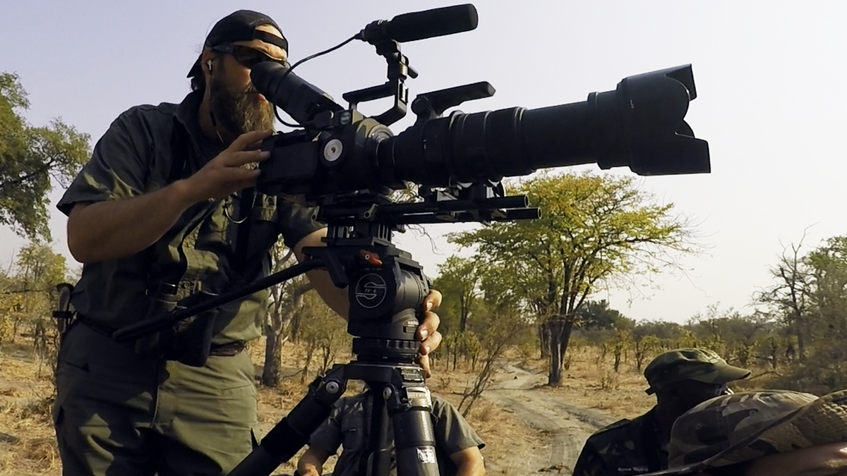 In the field with Jason Miller and Raven 6 Studios while filming outdoor related content in Namibia with Omujeve Safaris