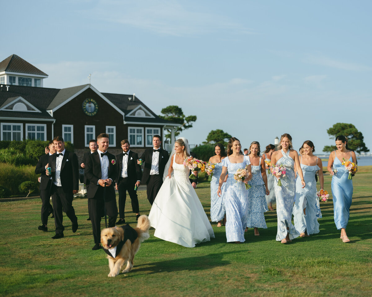waterfront tented wedding on eastern shore of marlyand