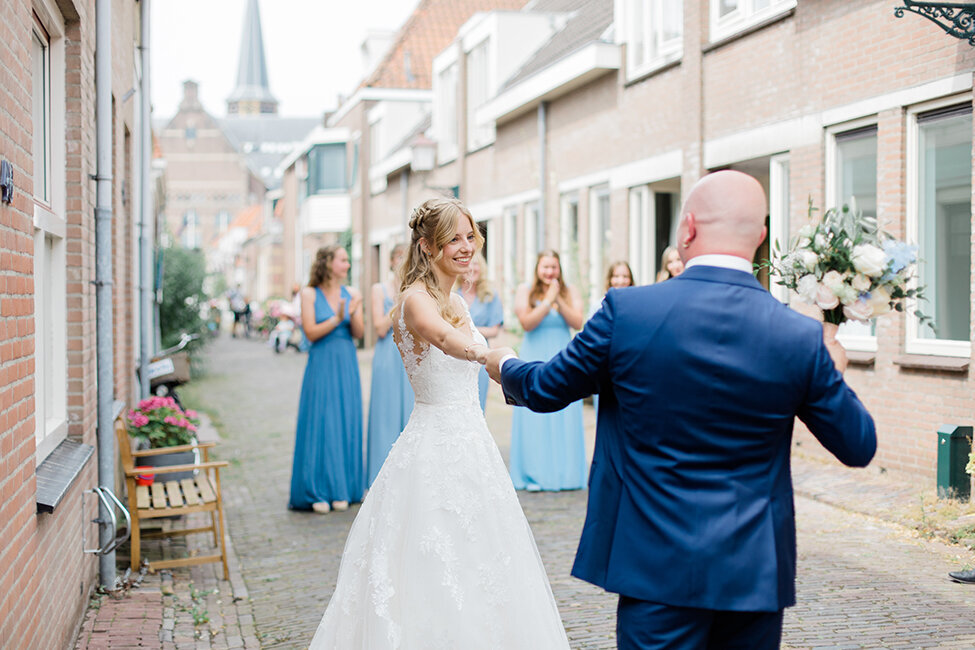 voorbeeld trouwfotografie noord holland sluier