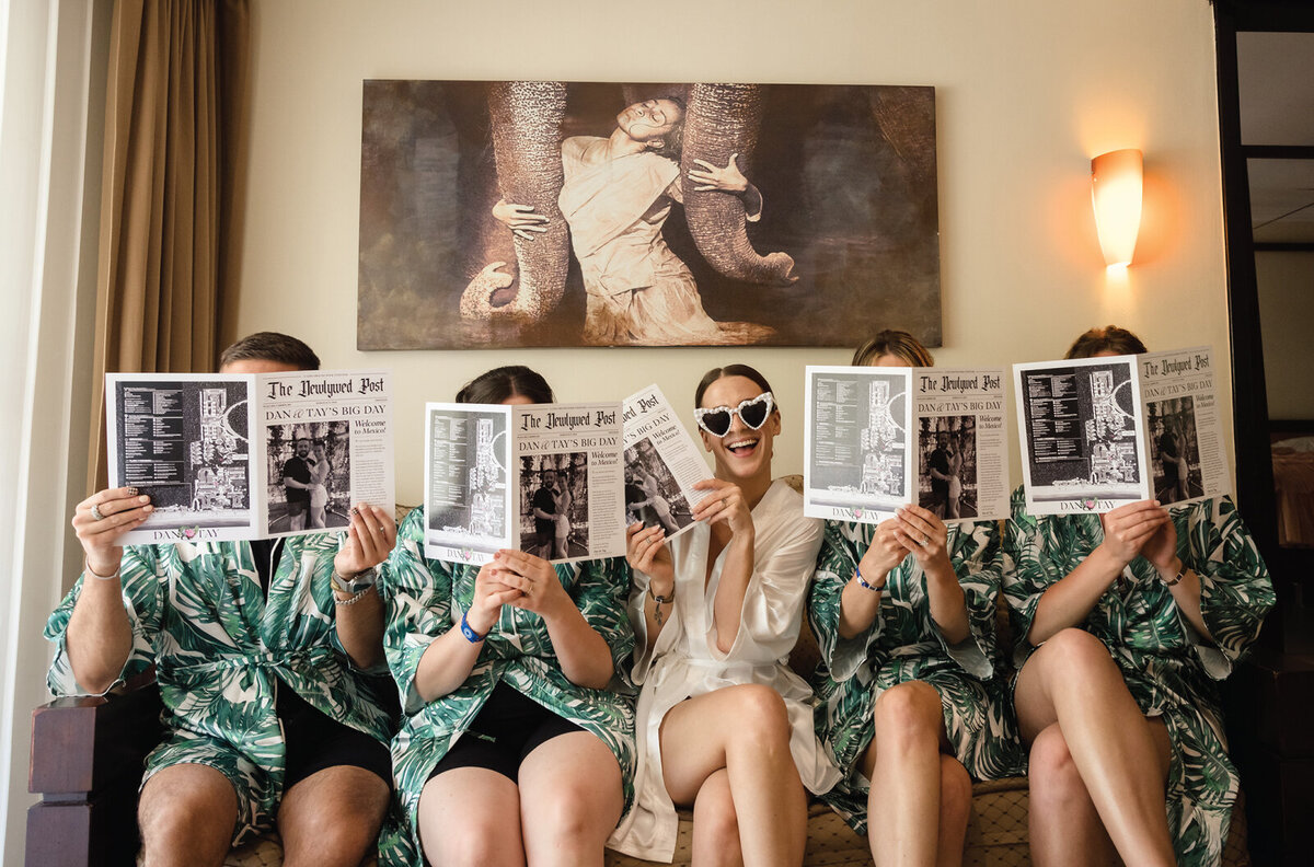 fun-bride-with-bridesmaids