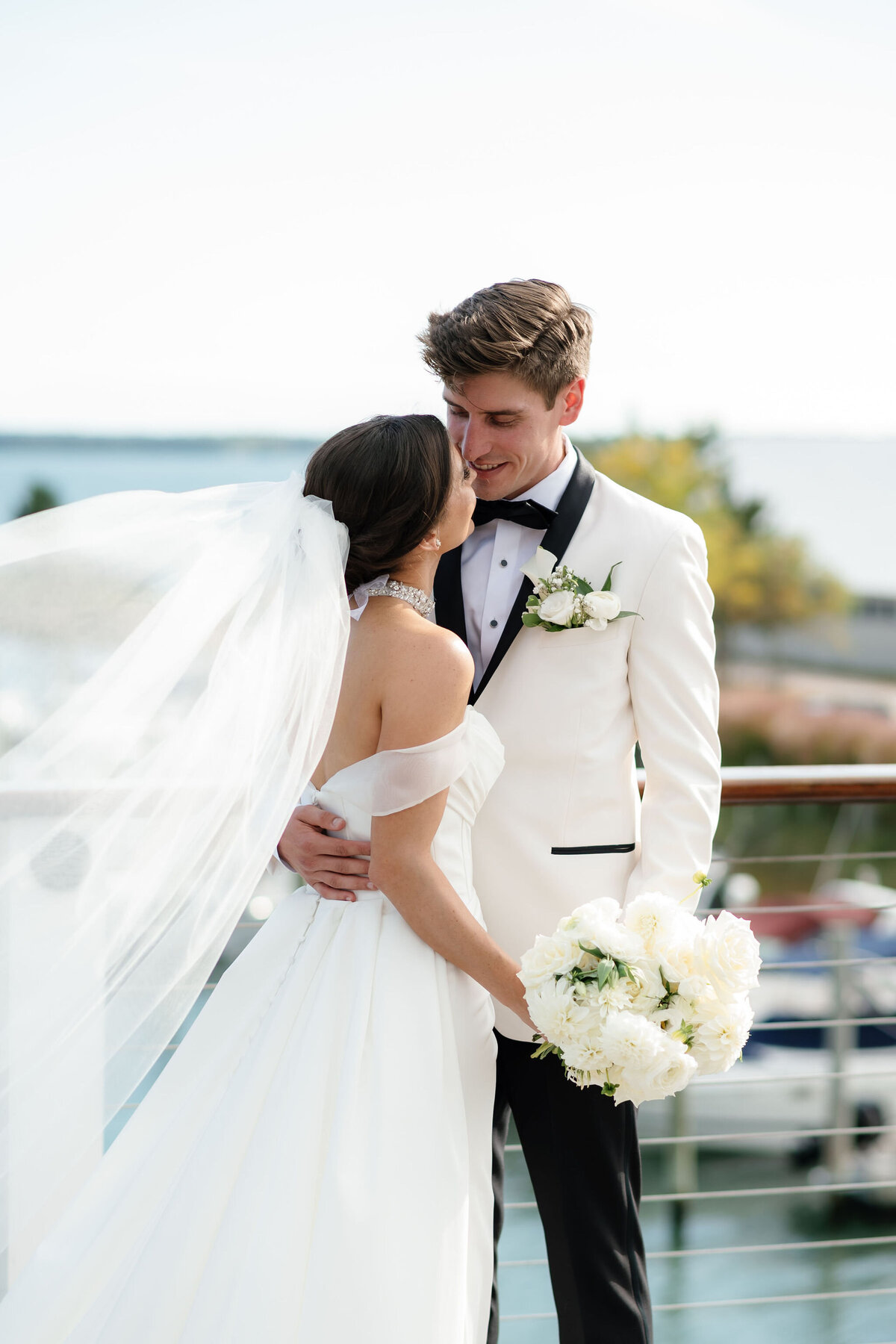 Intimate First Look by Lisa Blanche Photography