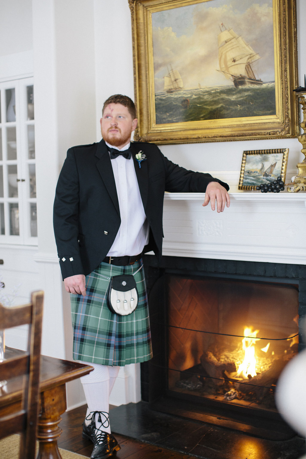 Groom in Kilt