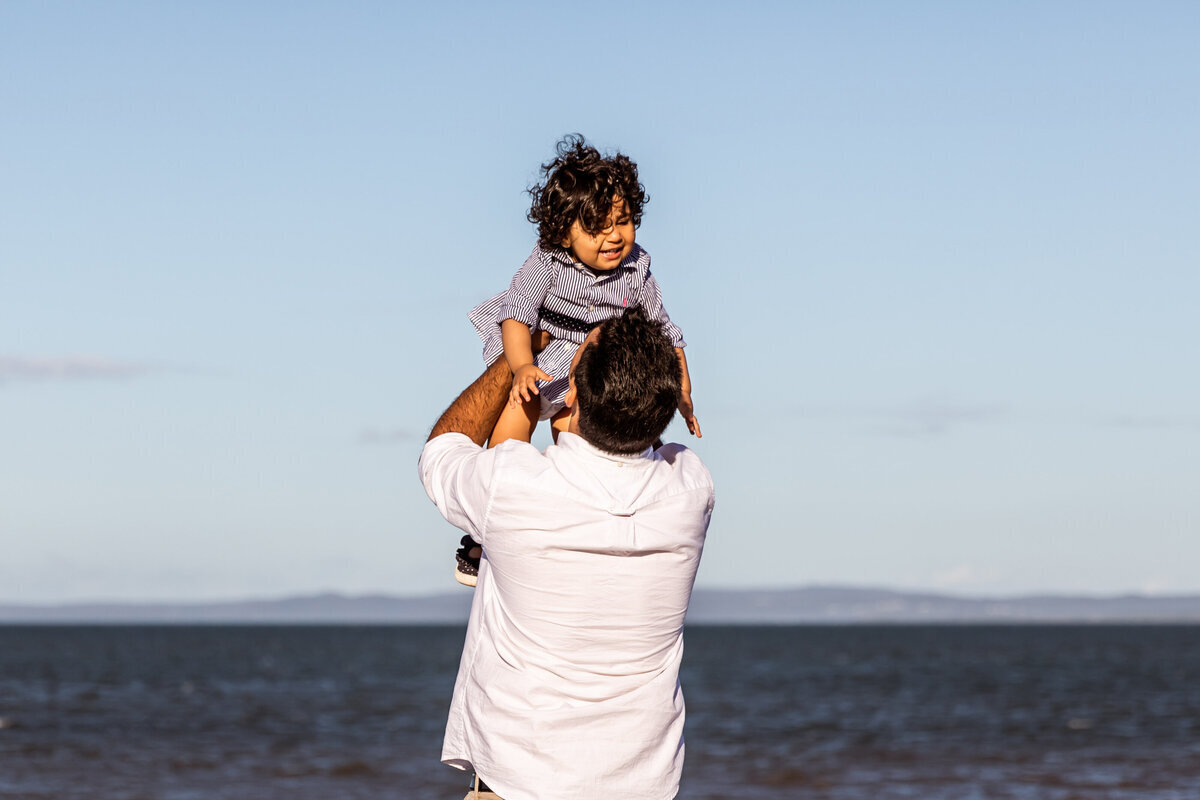 beach family photography