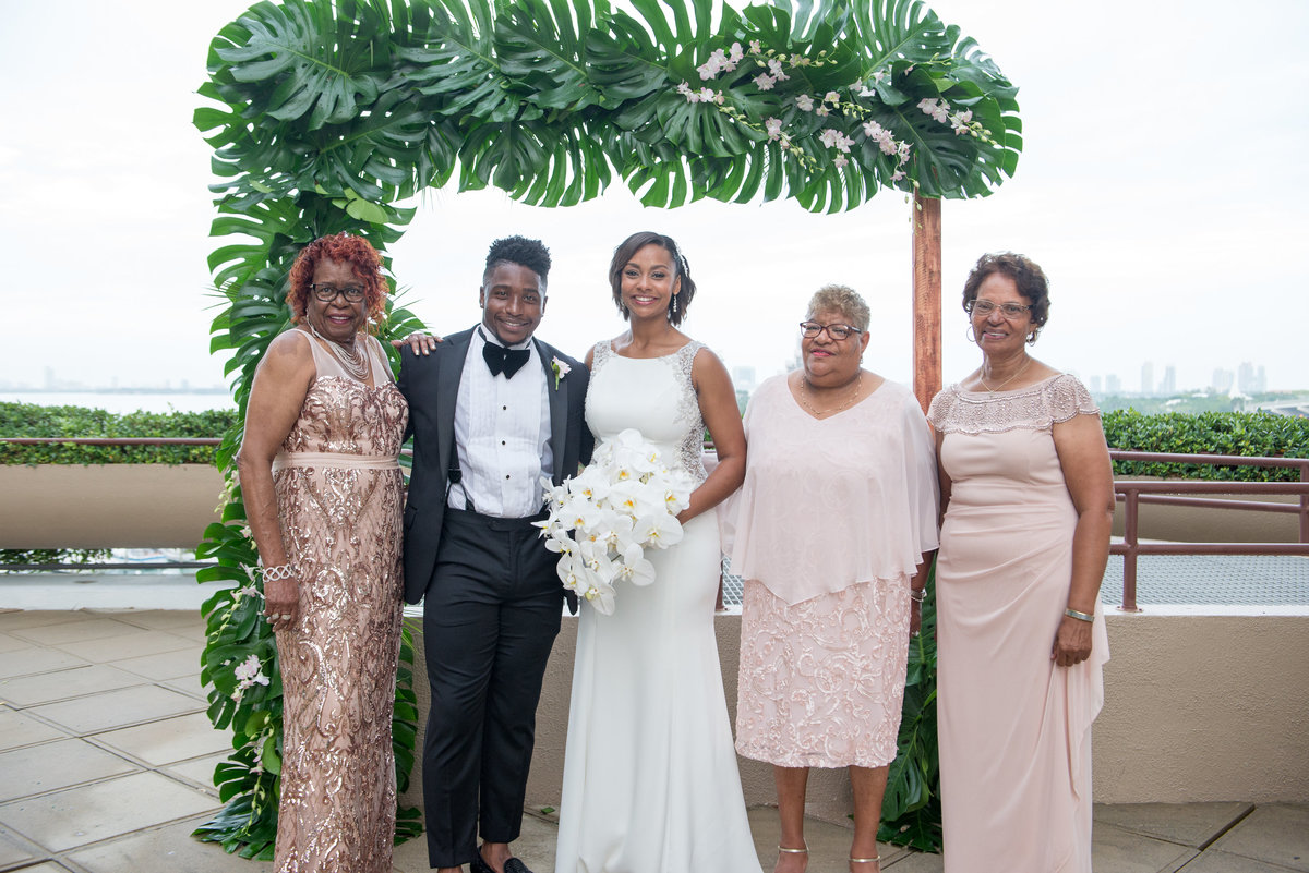 NFL Miami Dolphins Brandon Radcliff ShaKyra Radcliff Briza on the Bay Wedding Andrea Arostegui Photography-190
