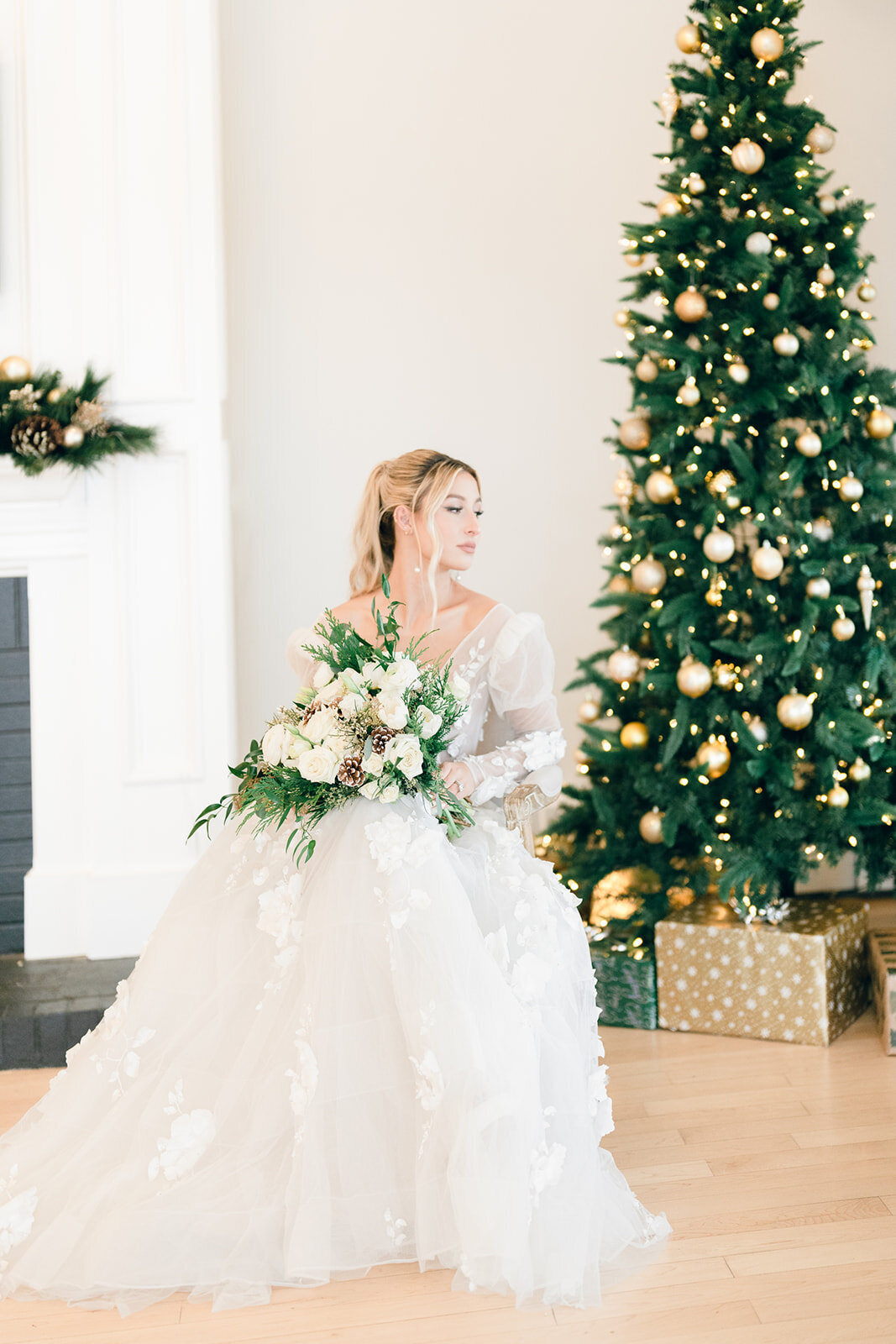 christmas-bride-springfield-country-club-ma-