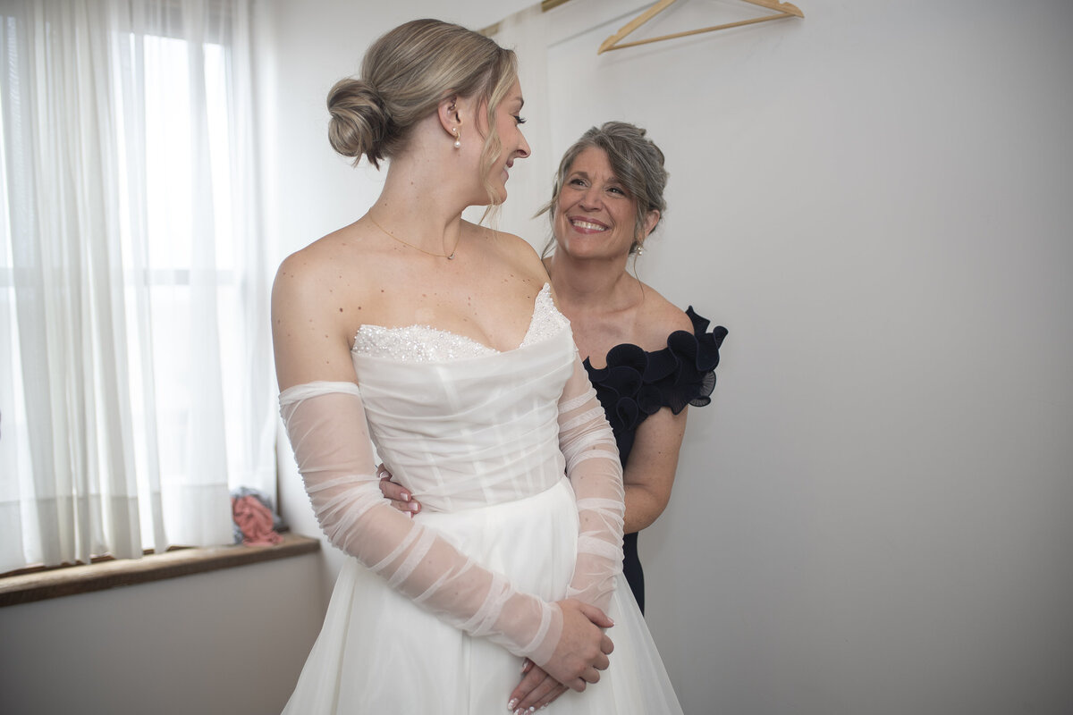 Groom emotional first look at bride