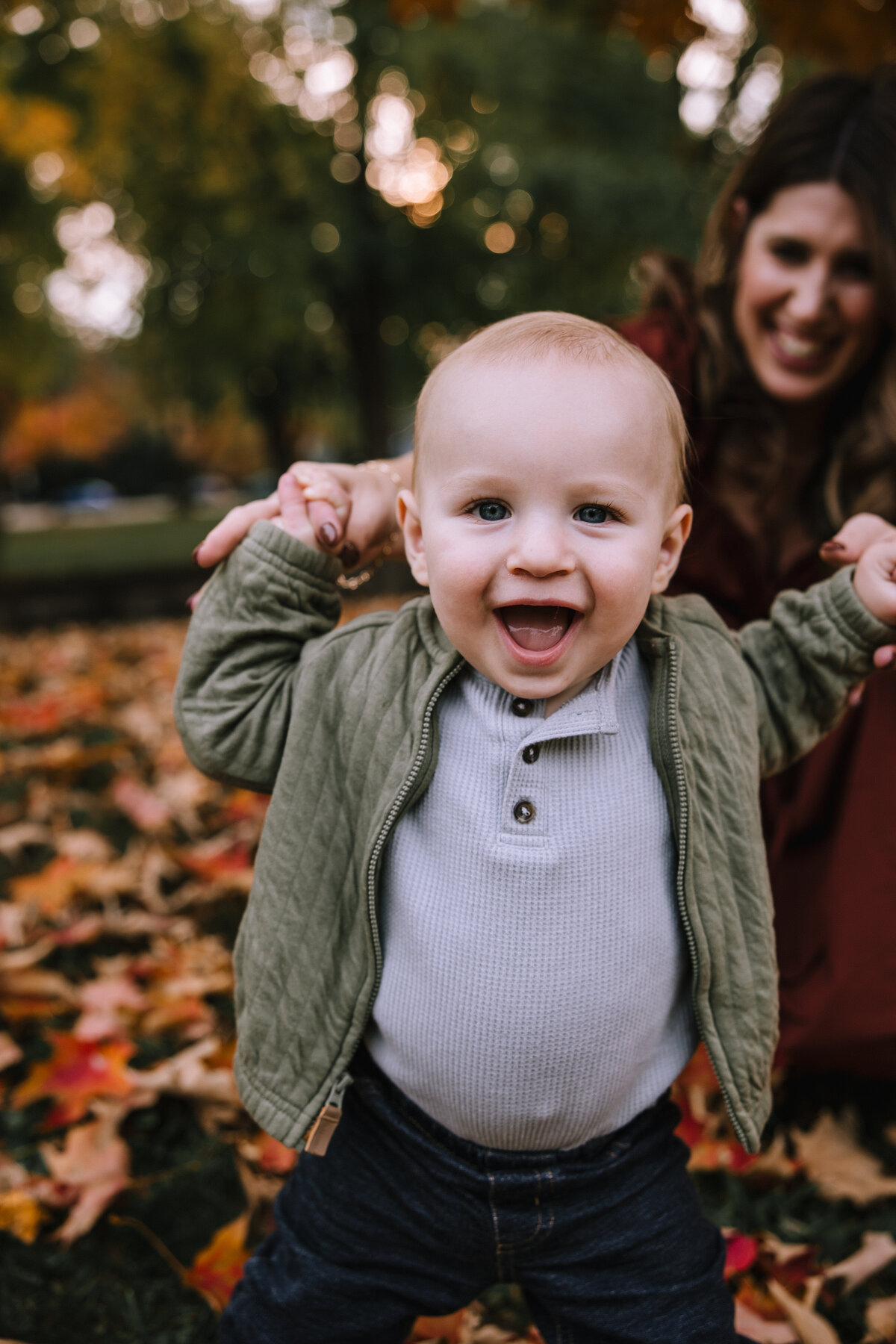 Baby's first birthday portrait.
