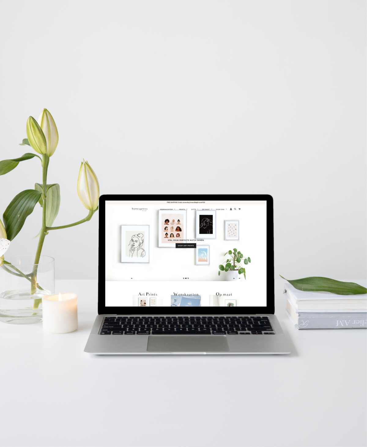 Website laten maken - Webdesign door Allure Agency in Gent - Webshop Shopify