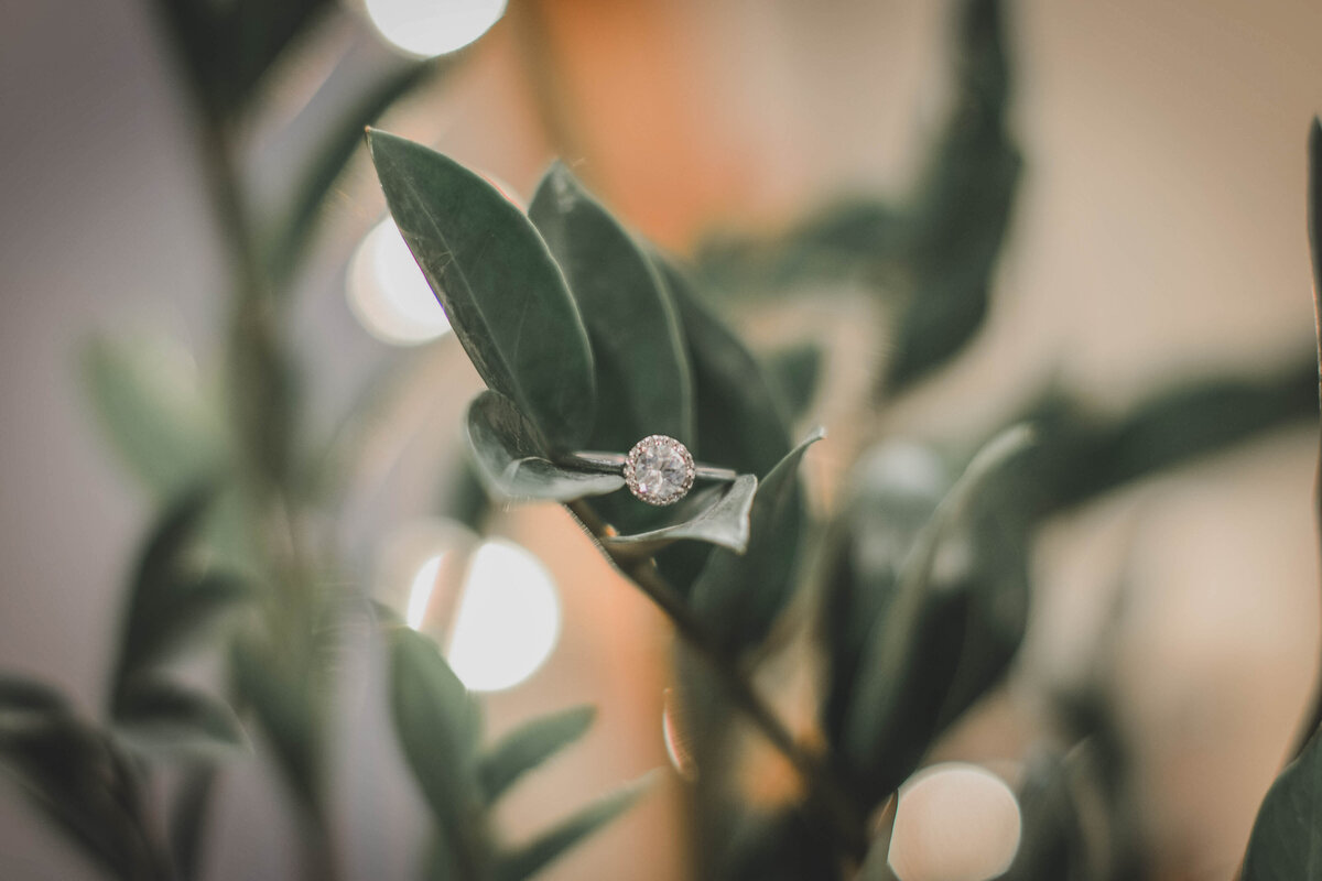 Elopement wedding detail shot photography