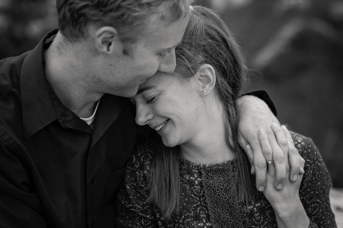 Ben Britney Horsetooth Reservoir Engagements-1094bw