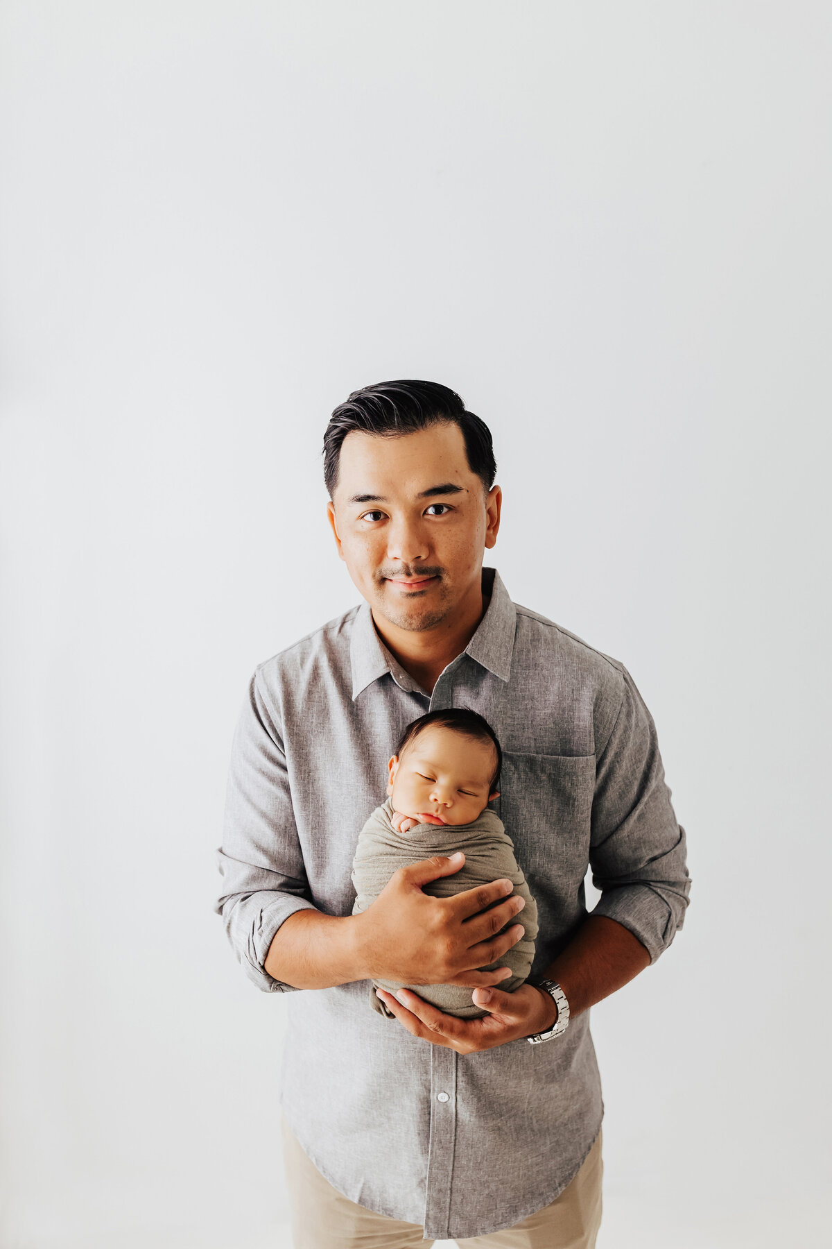 studio newborn photoshoot
