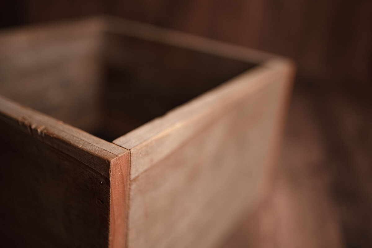 Details of Square Wooden Box
