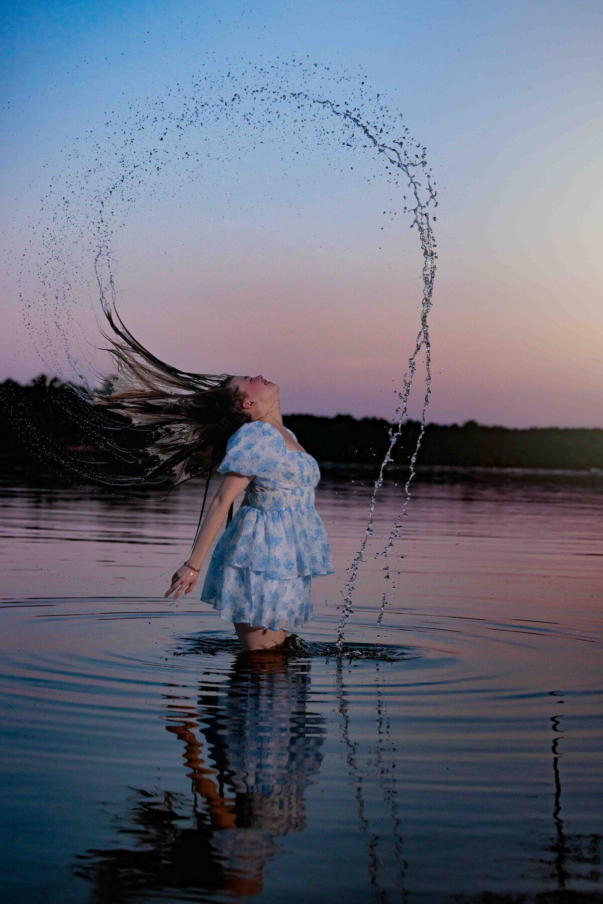 Teen portraits in Raleigh Lake