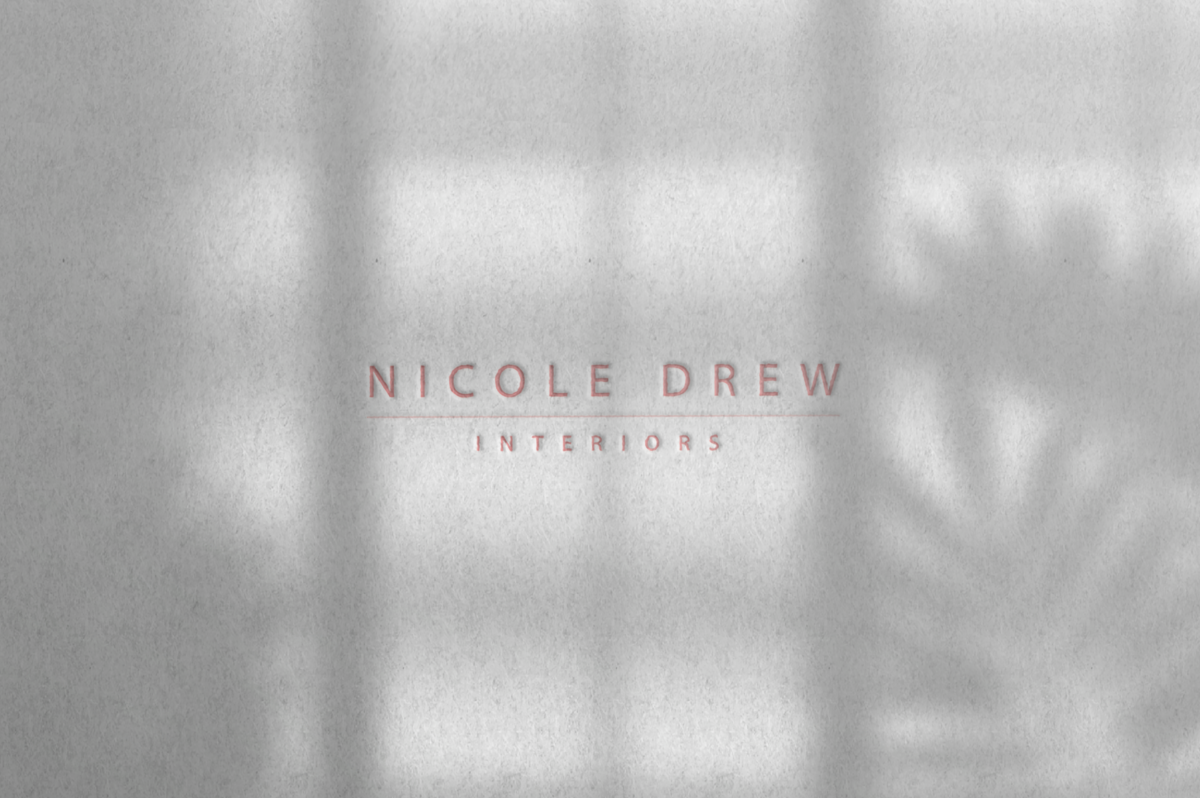 Nicole Drew Interiors Logo Mockup