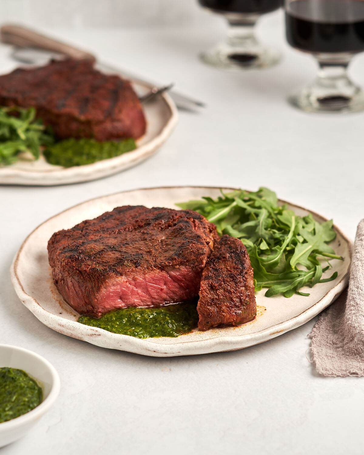 grilled beef tenderloin filets -  hero 01