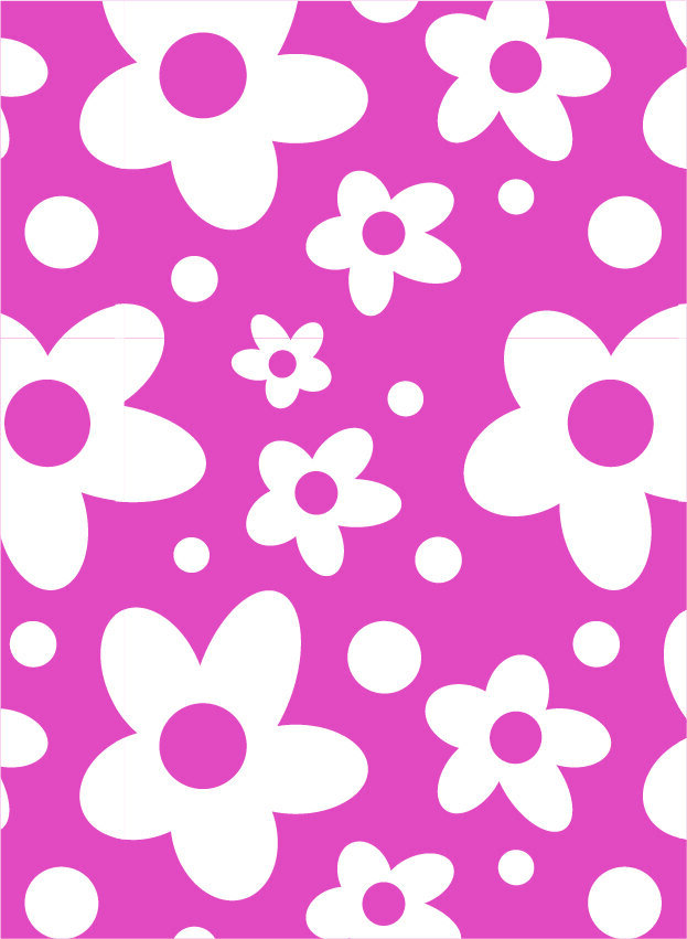 pink white floral