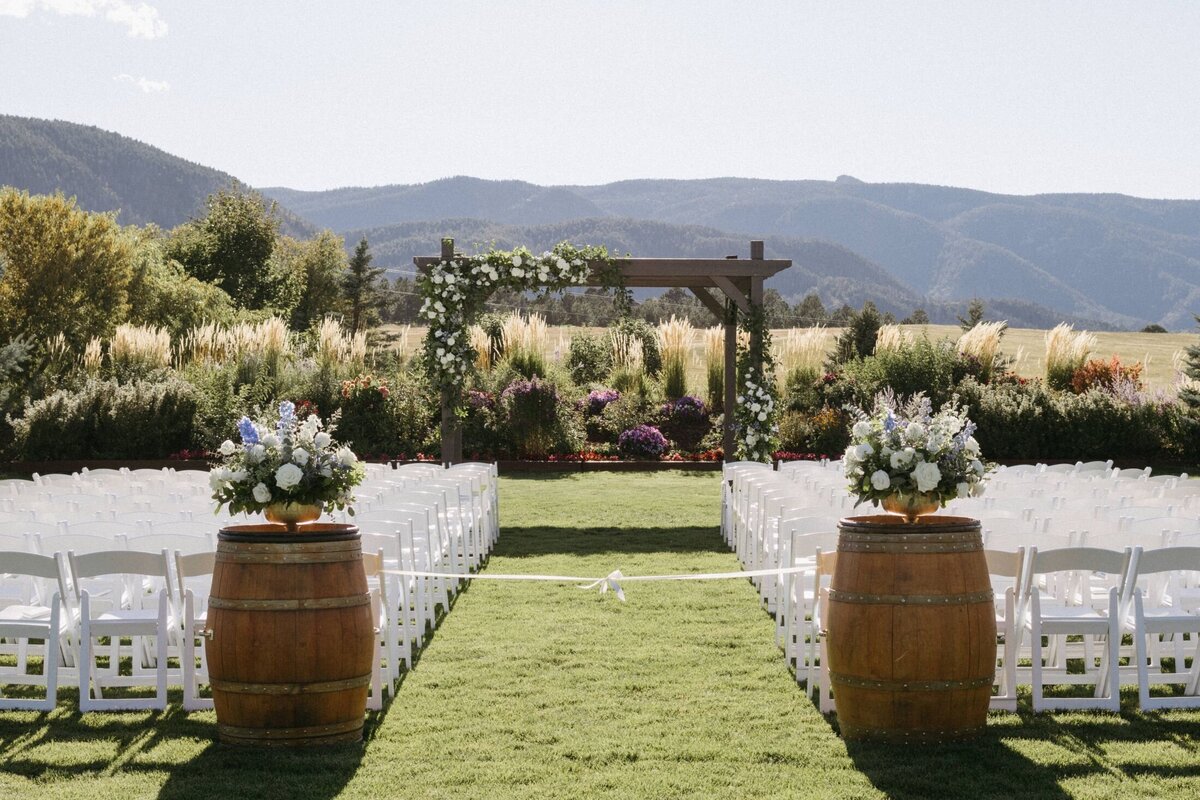 ceremony set up
