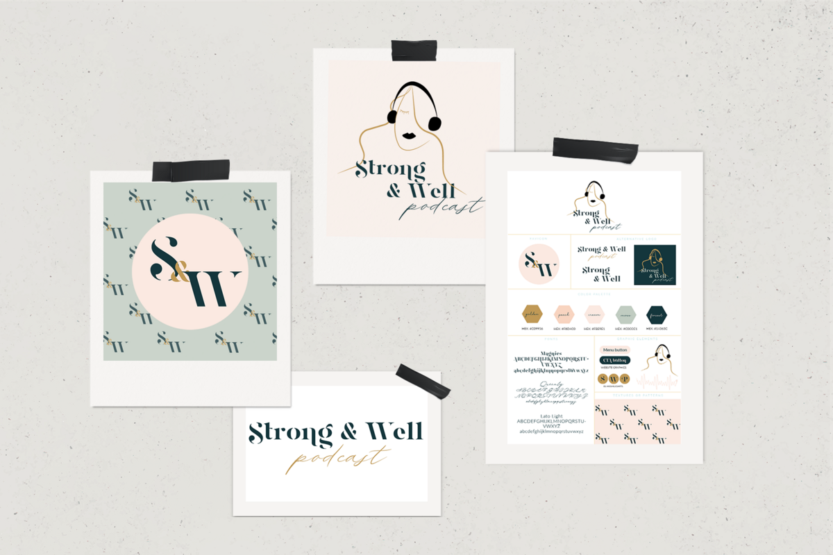 Strong & Well mockup