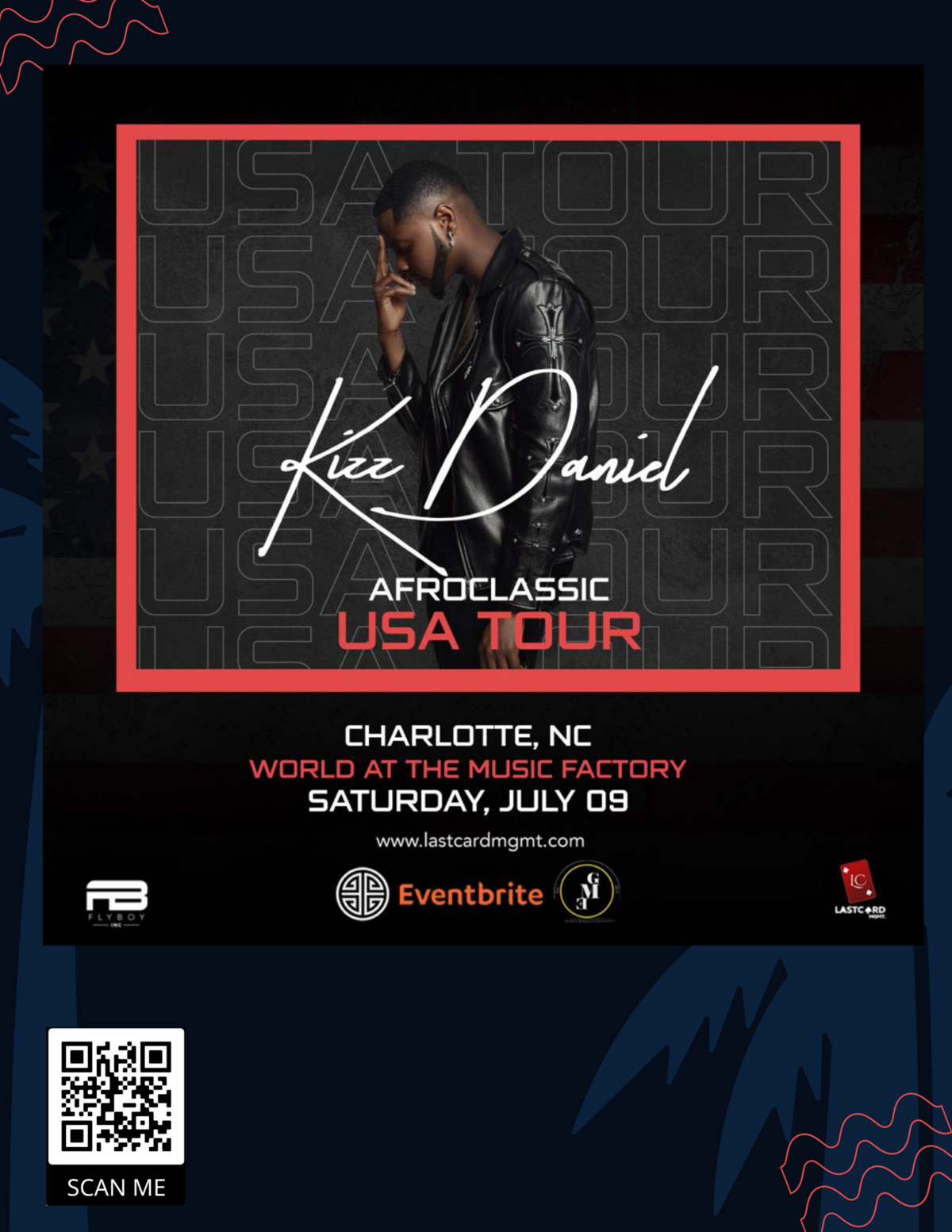 Kizz Daniel Show Poster Kanree Global