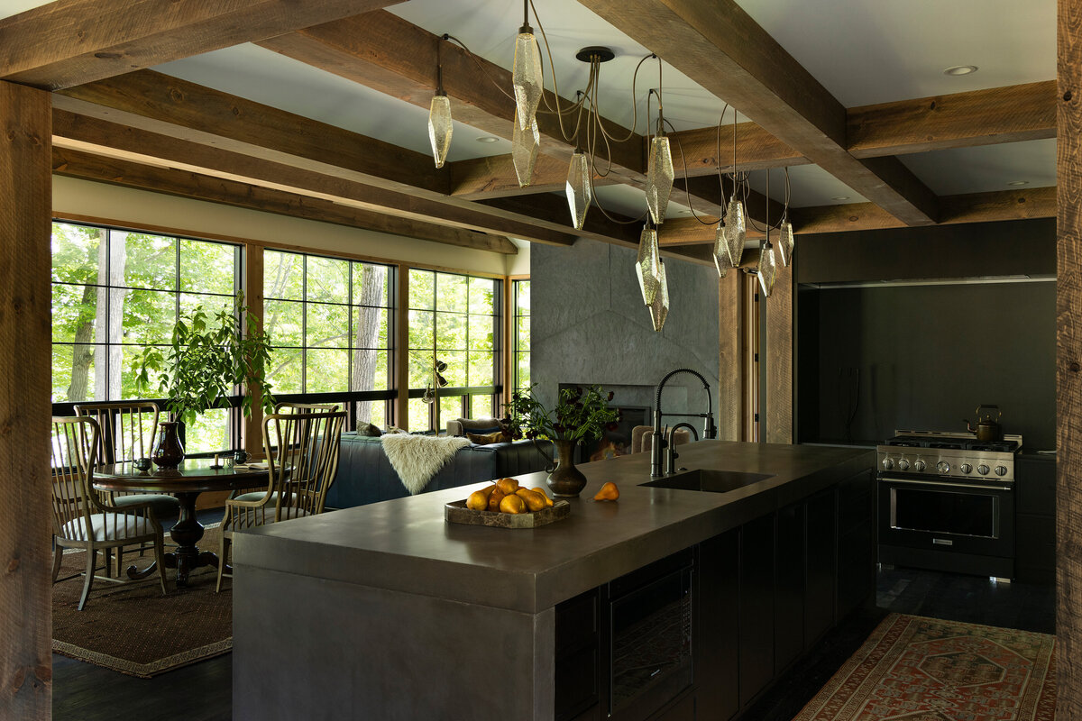 Interior_kitchen into Living