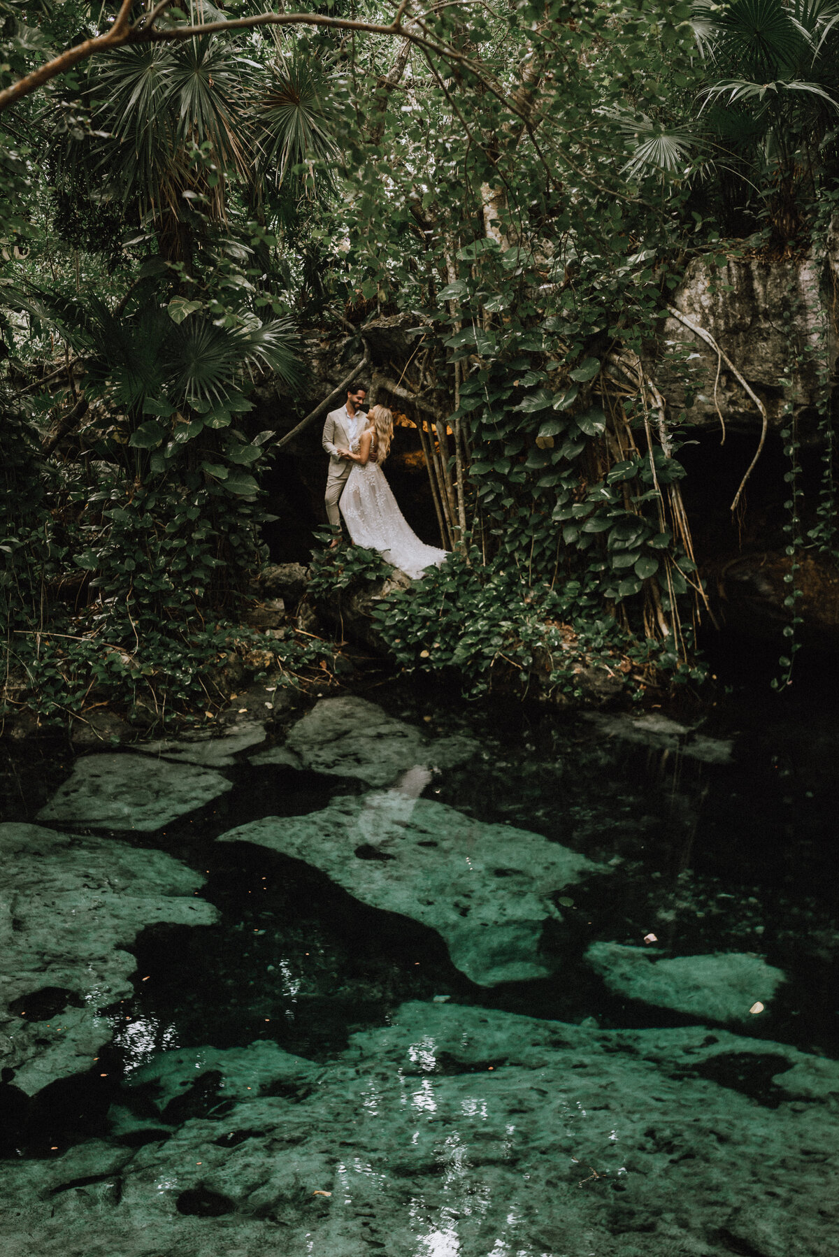 Mayan Wedding Ceremony at a Cenote in Tulum