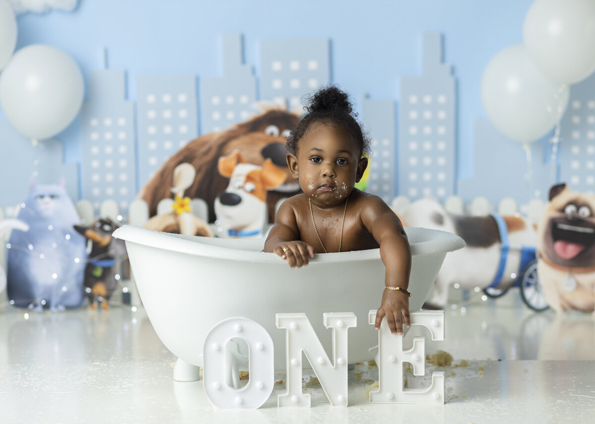 cake smash photography in Fayetteville Georgia
