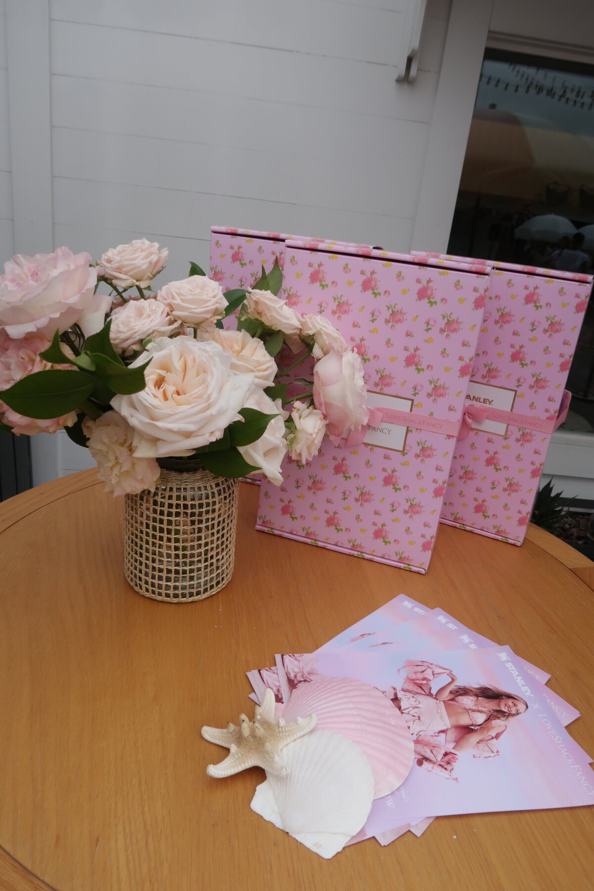 LoveShackFancy waterfront installation by The Works Collective | experiential event design in Newport Beach, California.
