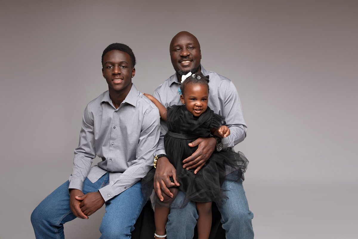 Studio Photos of Parents and Children | Phoenix Family Session