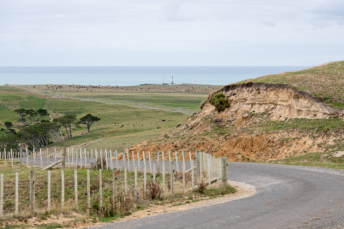 Distant view of the Launch Complex at Mahia