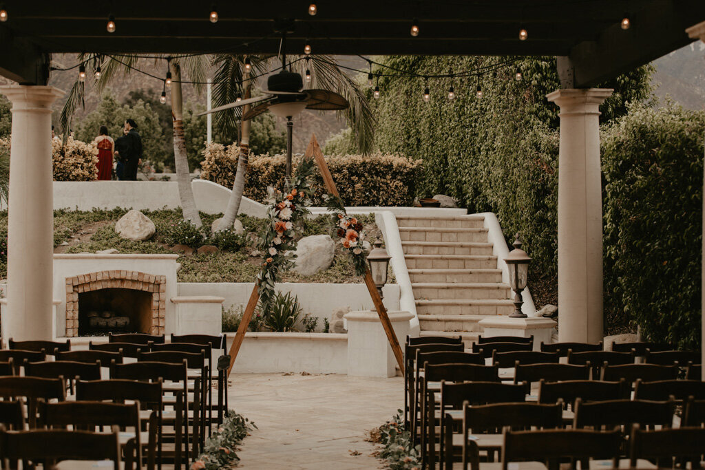 Unconventional and beautiful wedding ceremony site