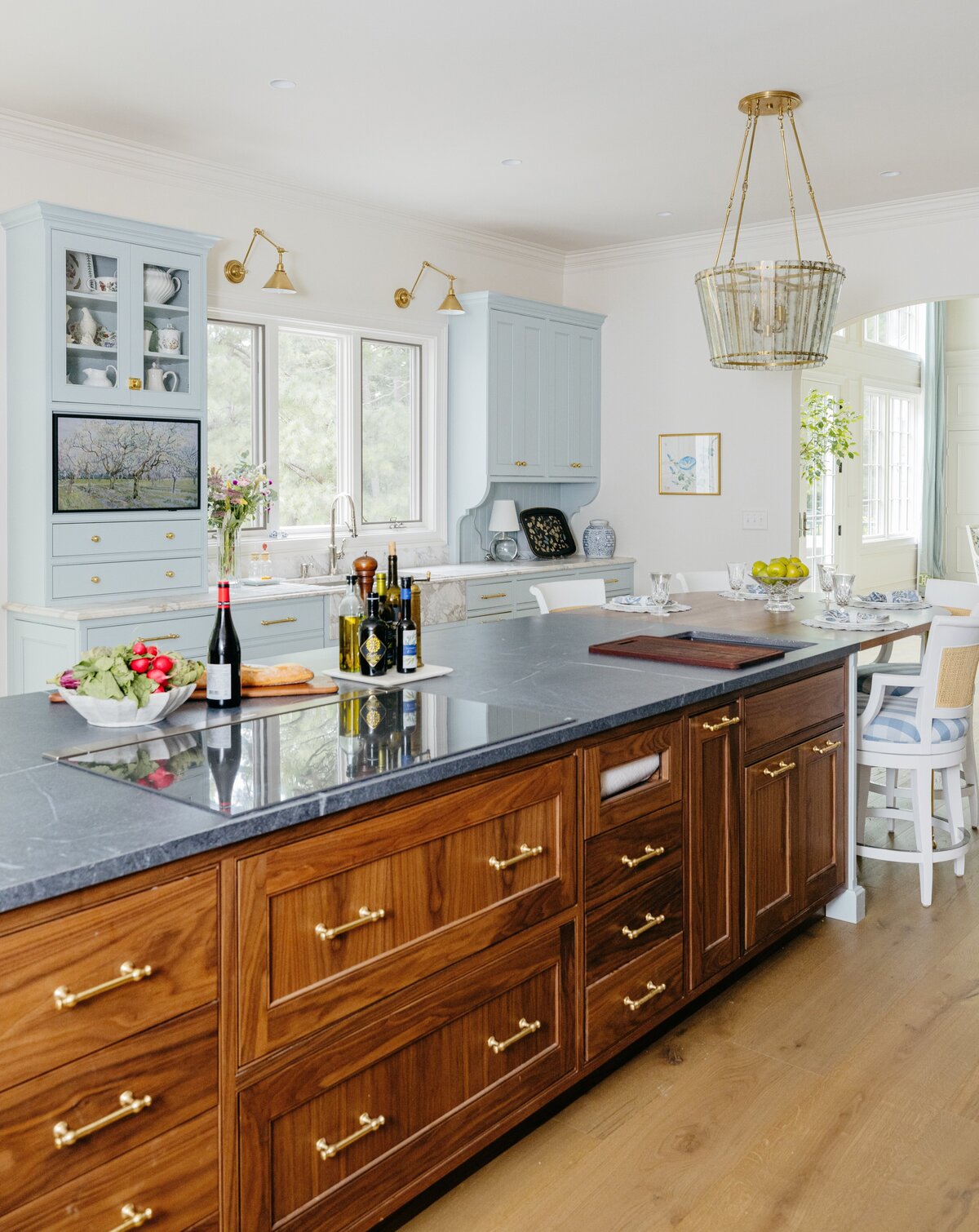 On Delancey Place Blue Walnut Kitchen9
